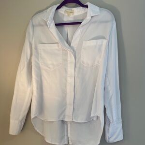 Cloth and stone, small, White Button-Up Shirt